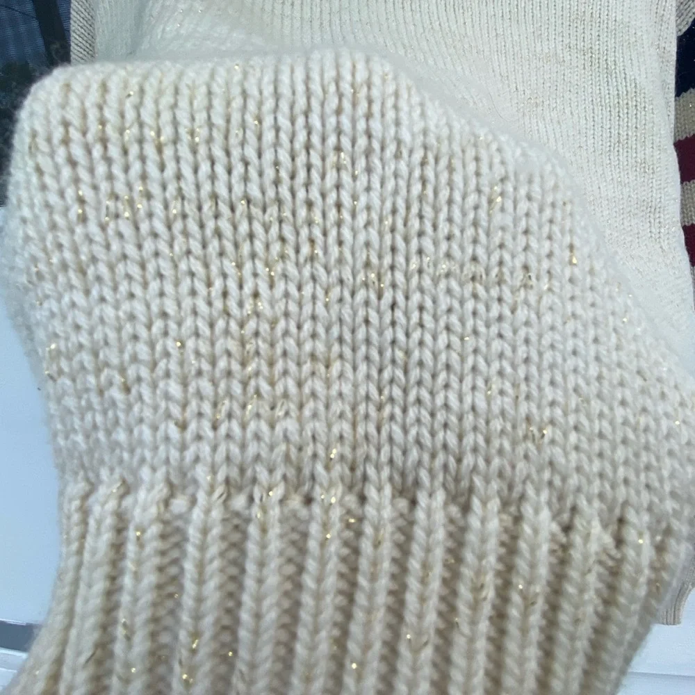 Star and Stripes ShimmerWomen's Sweater - Picture 3 of 3